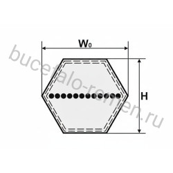 Ремень многоручьевой НВВ-4500 (BB174) RUBYCON