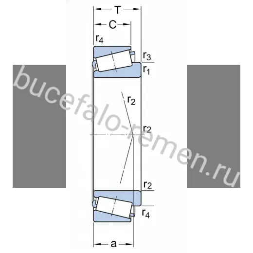 Подшипник роликовый 33020 SKF