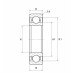 Подшипник шариковый 6034L1C3 NTN