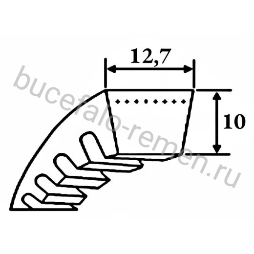 Ремень клиновой XPA 2032 SWR
