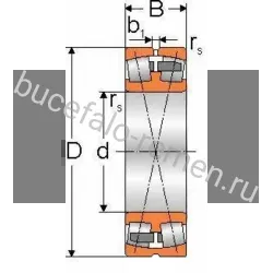Подшипник роликовый 3520 Н ППЗ