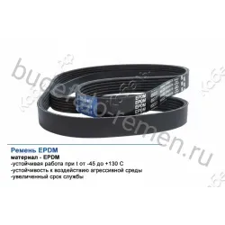 Ремень поликлиновой 8PK1635 EPDM GLOBELT