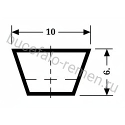 Ремень клиновой Z 46,5 Li=1180 мм, Ld=1202 мм SWR
