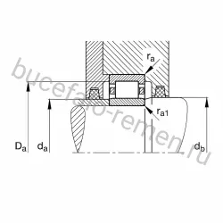 Подшипник роликовый NU2236-E-XL-M1 INA