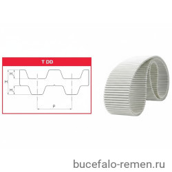 Ремень зубчатый двухсторонний T10 DD 260 (W=10) Megadyne