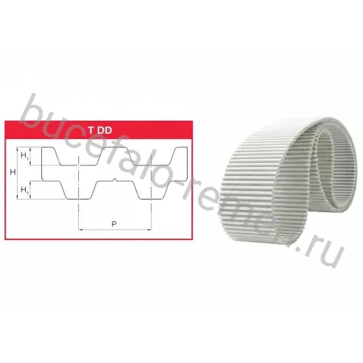 Ремень зубчатый двухсторонний T10 DD 260 (W=50) Megadyne