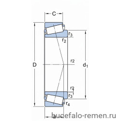 Подшипник роликовый 31320 X SKF