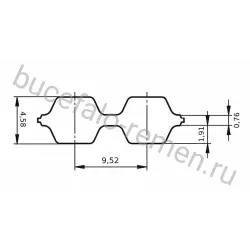 Ремень DUAL 540 DL SIT