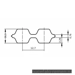 Ремень DUAL 1000 DH SIT