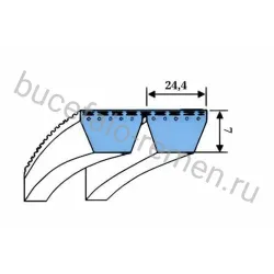 Ремень клиновой многоручьевой 2R 11M 875 Mitsuboshi