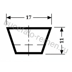 Ремень клиновой B 45,25 Li=1150 мм, Ld=1193 мм SWR