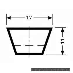 Ремень клиновой B 45,25 Li=1150 мм, Ld=1193 мм SWR