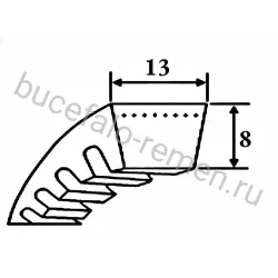 Ремень клиновой AX 44 Ld=1150 мм SWR