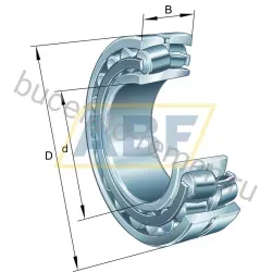 Сферический роликовый подшипник 23052-BE-XL-K-W209B-C4 FAG