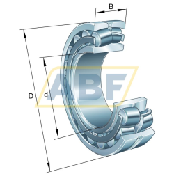 Сферический роликовый подшипник 22330-E1-XL-T41D FAG