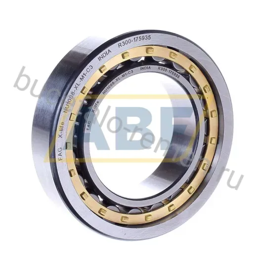 Цилиндрический роликовый подшипник однорядный NU1008-XL-M1-C3 FAG