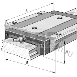 Линейная опора скольжения KWVE20-W-V2-G4 INA