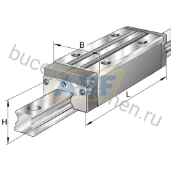 Линейная опора скольжения KWVE35-B-HL-V2-G3 INA