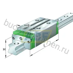 Линейная опора скольжения KWVE35-B-H-V1-G2 INA