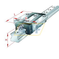 Линейная опора скольжения KWSE45-RROC-V1-G3 INA