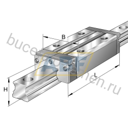 Линейная опора скольжения KWVE25-B-SN-V1-G3 INA