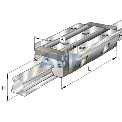 Линейная опора скольжения KWVE25-B-NL-V2-G3 INA