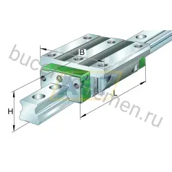 Линейная опора скольжения KWVE55-B-RROC-V2-G3 INA