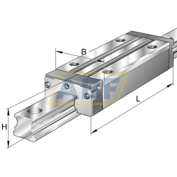 Линейная опора скольжения KWVE30-B-SNL-RROC-V2-G3 INA