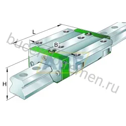 Линейная опора скольжения RWU45-F-L-120/930/120-V2-G3 INA