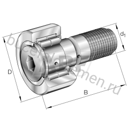 Цилиндрический роликовый подшипник NUKR52 INA