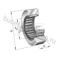 Ролик опорный вильчатый игольчатый RNA2200 2RSX INA